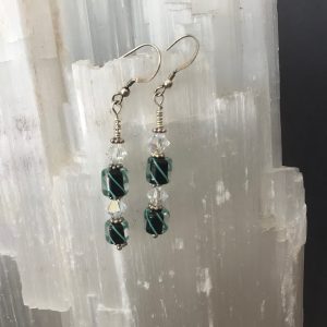 Crystal & Cane- Earrings