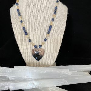 Indigo Heart-Necklace